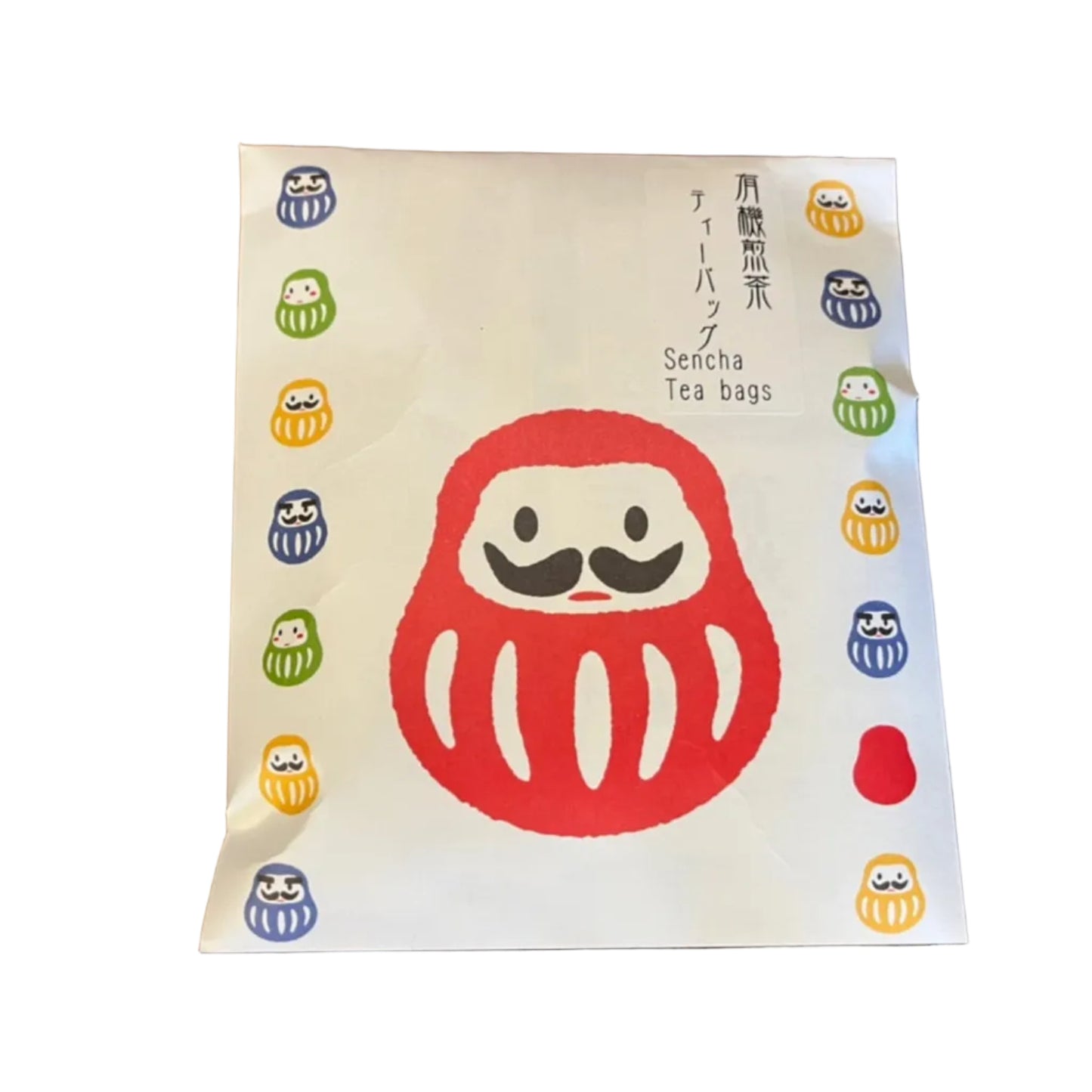 有機煎茶2gティーバッグ10袋入 ダルマ柄