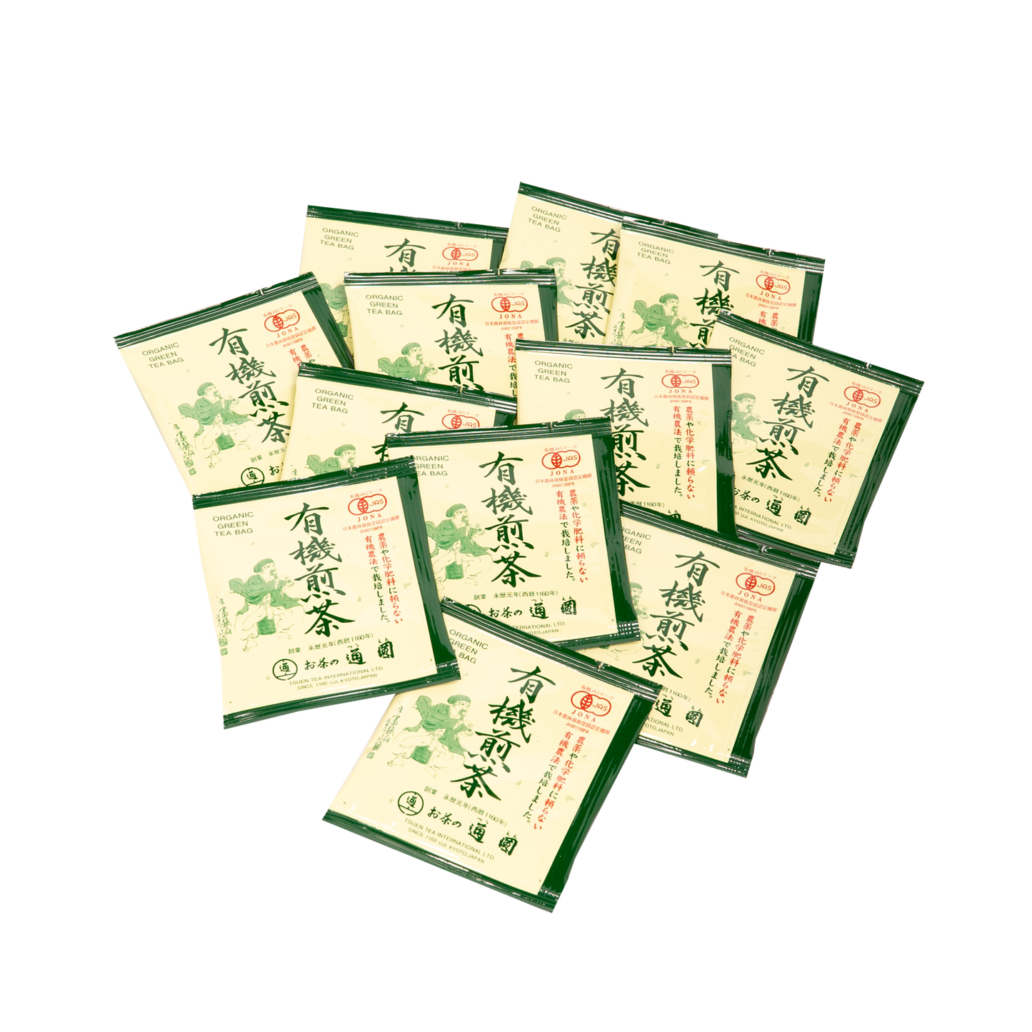 有機煎茶2gティーバッグ12袋入